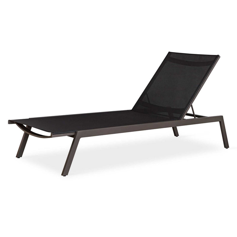 Uttermost 50244 Pool Chaise, Black