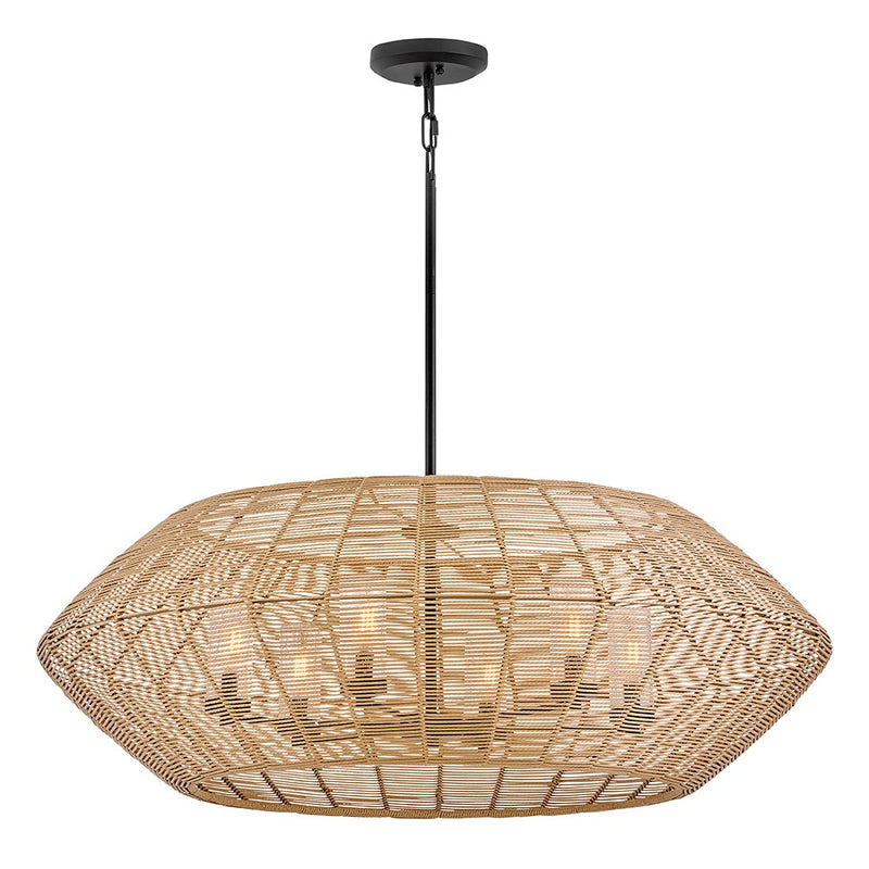 Hinkley 10386BK-CML LED Chandelier, Black