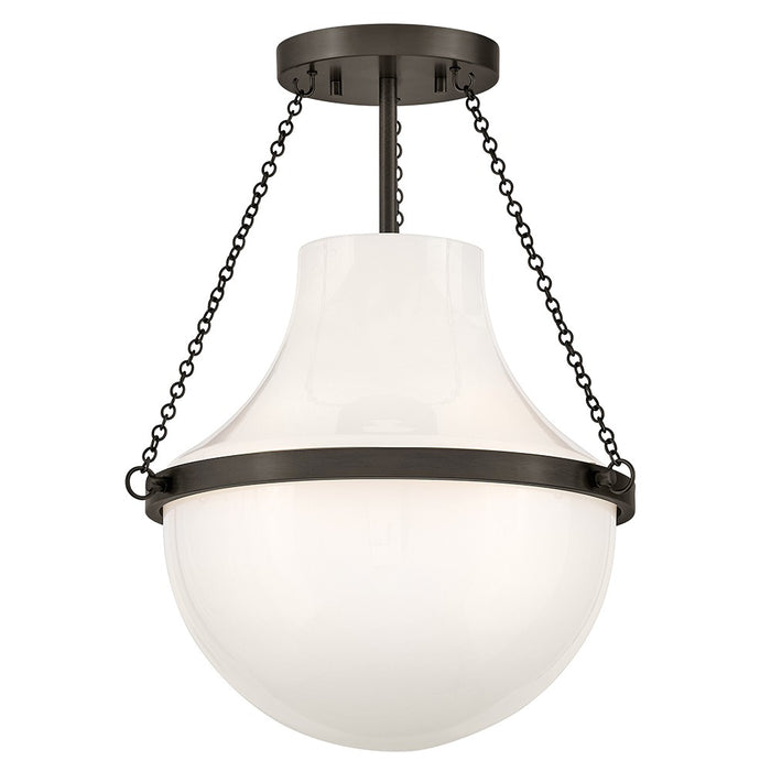 Hinkley 46891BX LED Semi-Flush Mount, Black Oxide