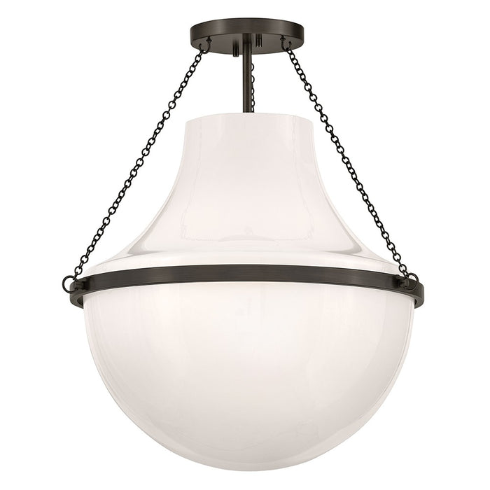 Hinkley 46893BX LED Semi-Flush Mount, Black Oxide