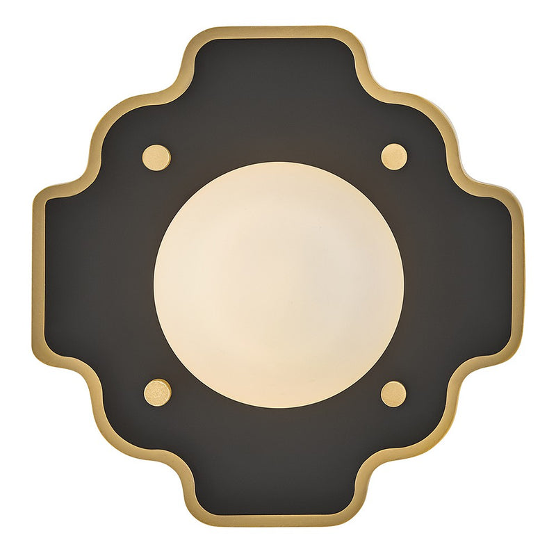 Hinkley 48410GK-LL LED Wall Sconce, Gloss Black