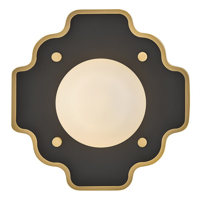 Hinkley 48410GK-LL LED Wall Sconce, Gloss Black