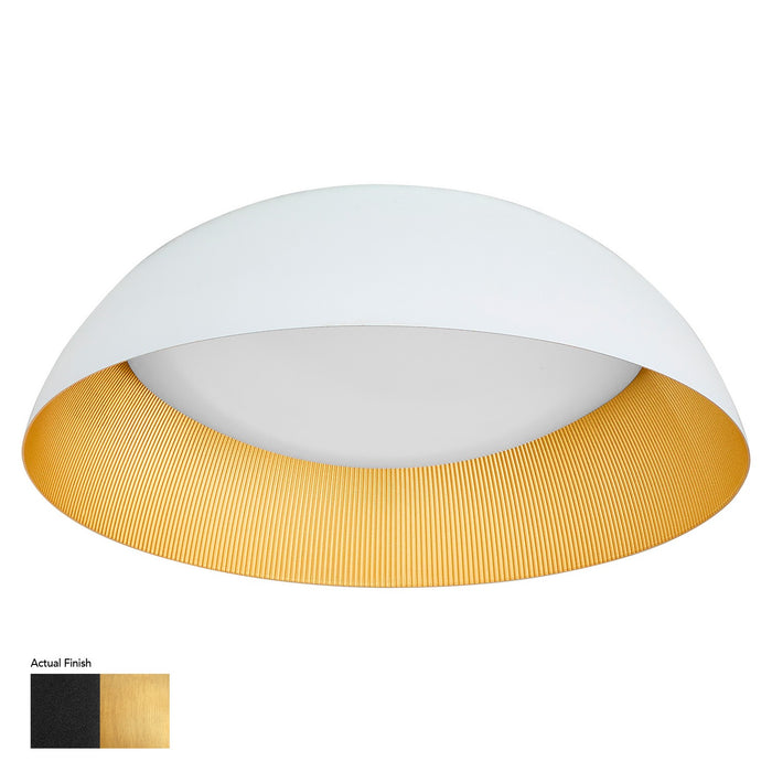 Oxygen 3-206-1550 LED Ceiling Mount, Black / Industrial Brass