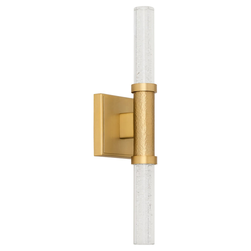 Quorum 3-580-40 LED Wall Sconce, Aged Brass