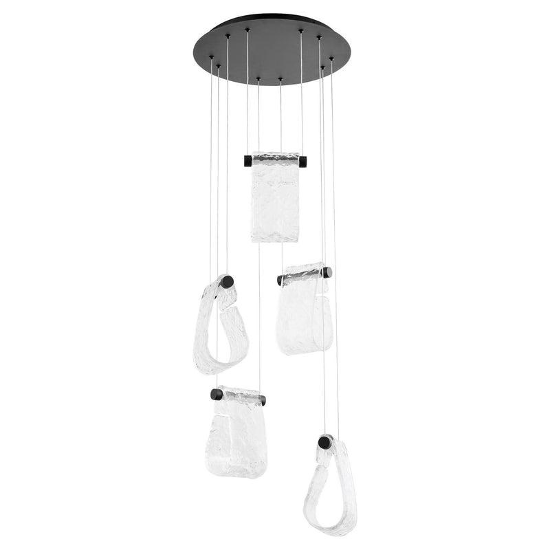 Quorum 3-6102-15 LED Pendant, Black