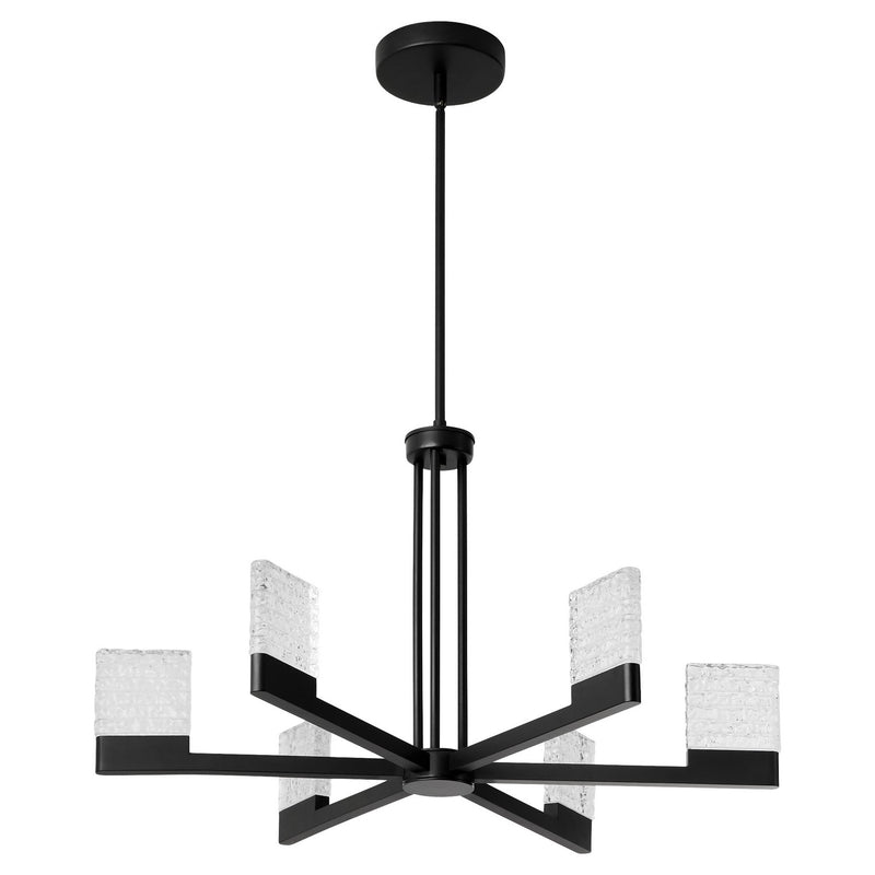 Quorum 3-650-15 LED Chandelier, Black