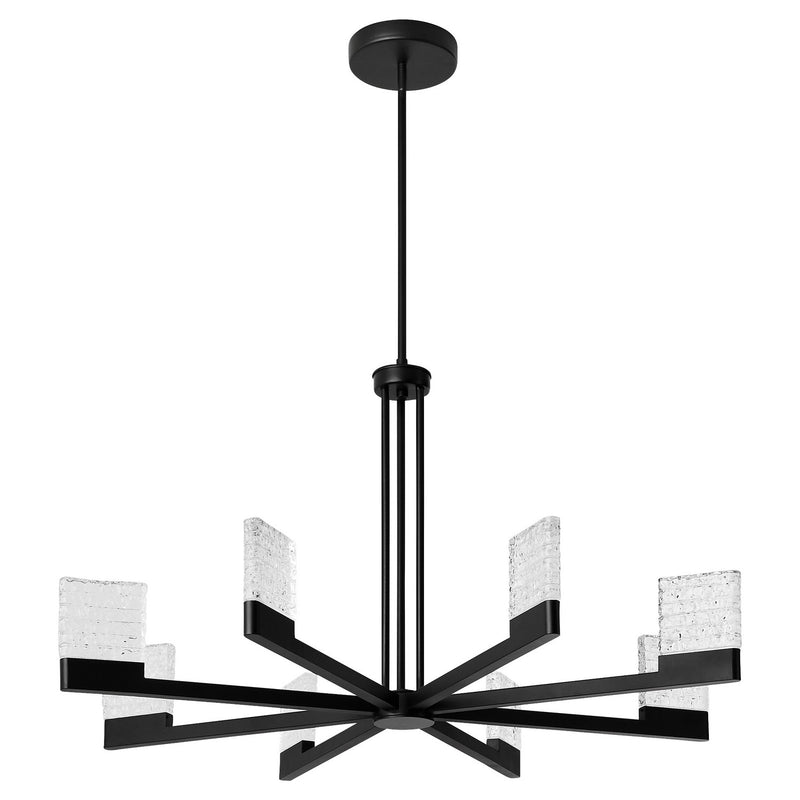 Quorum 3-651-15 LED Chandelier, Black