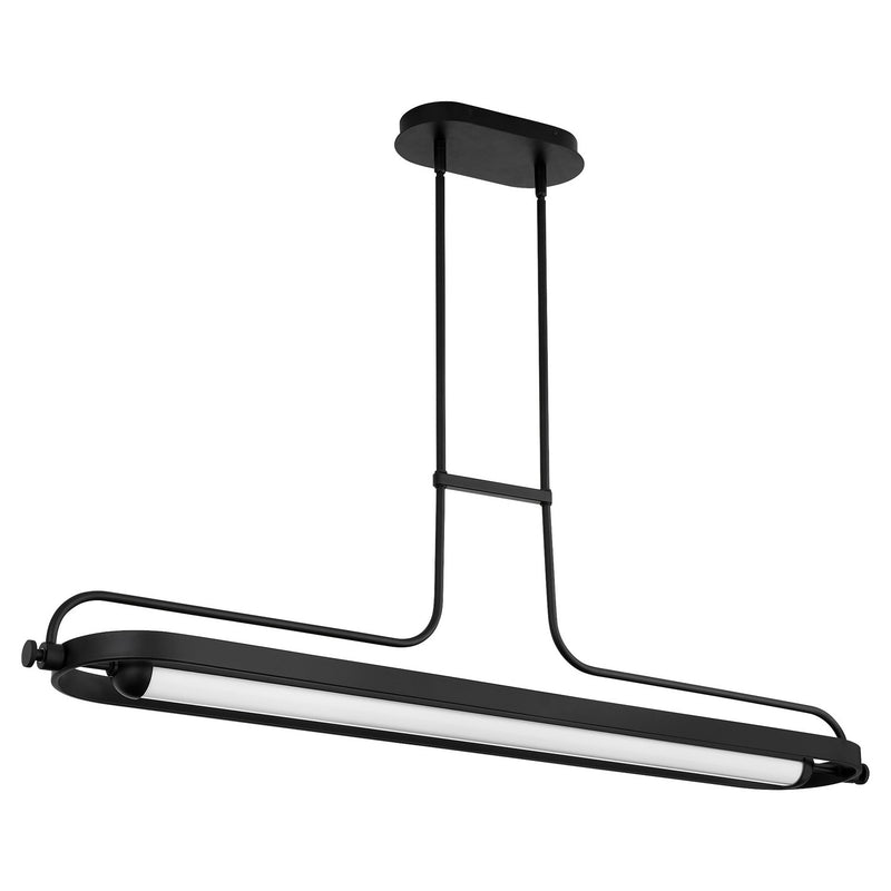 Quorum 3-812-15 LED Chandelier, Black