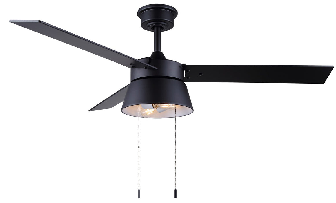 Canarm CF48KAD3BK 48" Ceiling Fan, Matte Black