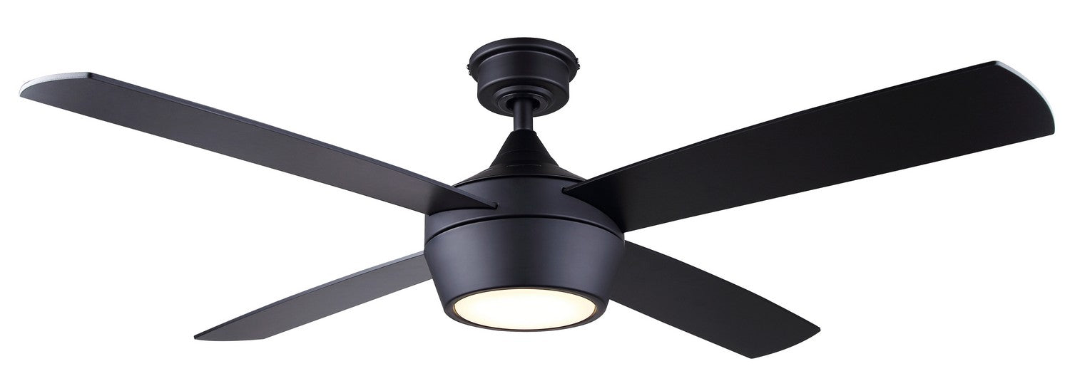 Canarm CF52JUD4BK 52" Ceiling Fan, Matte Black