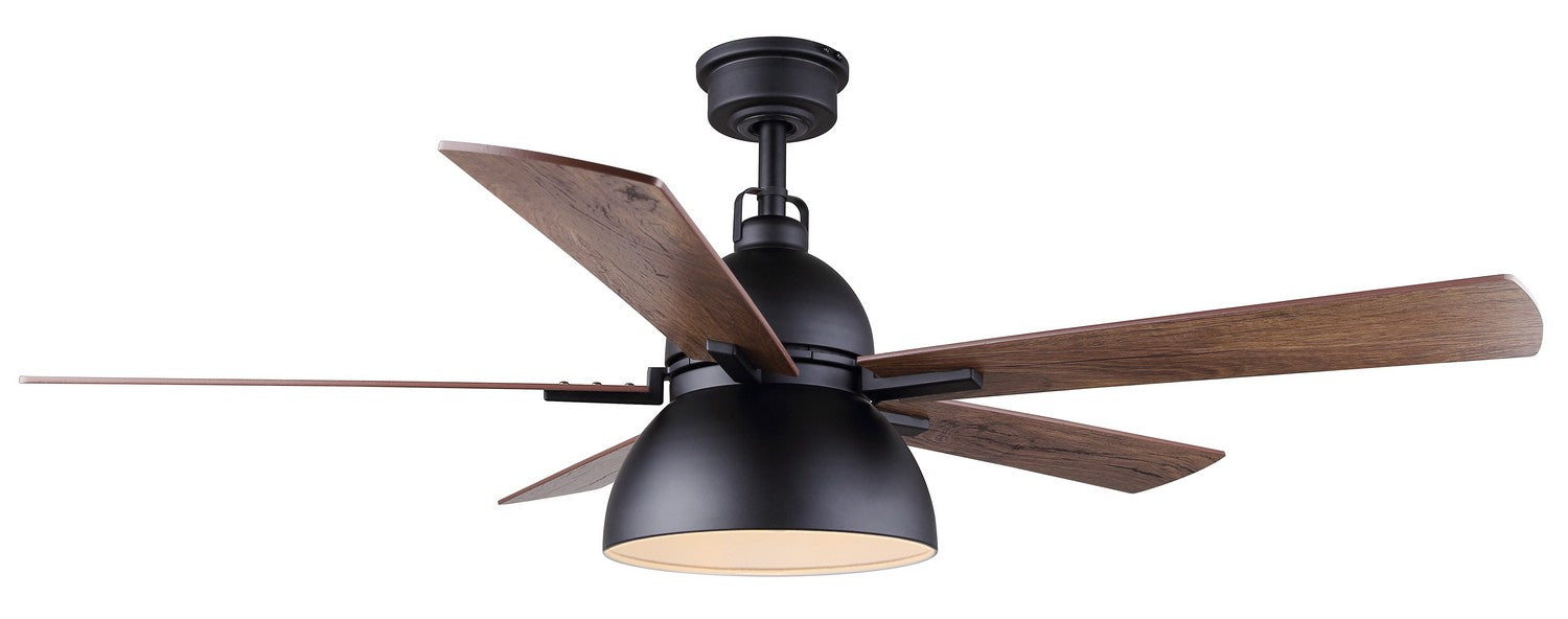 Canarm CF52LYR5BK 52" Ceiling Fan, Matte Black