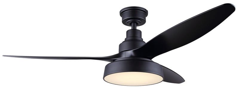 Canarm CF52ROM3BK 52" Ceiling Fan, Matte Black