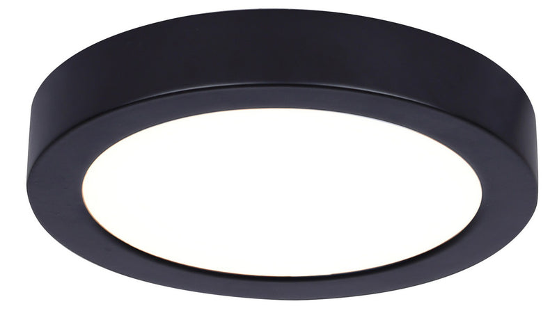 Canarm DL-5F-10S-BK-C LED Disc Light, Black With Pvc Lens