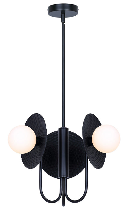 Canarm ICH1209A03BK9 Three Light Chandelier, Black