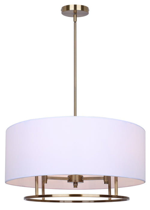 Canarm ICH2191B03GD24 Three Light Pendant, Gold