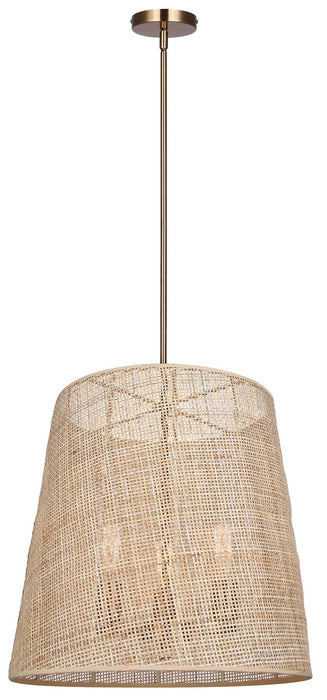 Canarm ICH2207B03GD18 Three Light Chandelier, Black