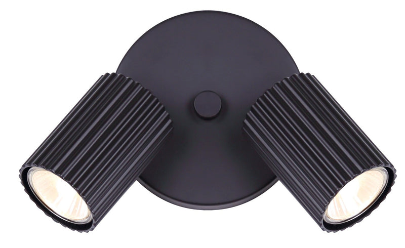 Canarm ICW1119A02BK10 Two Light Track Lighting, Black