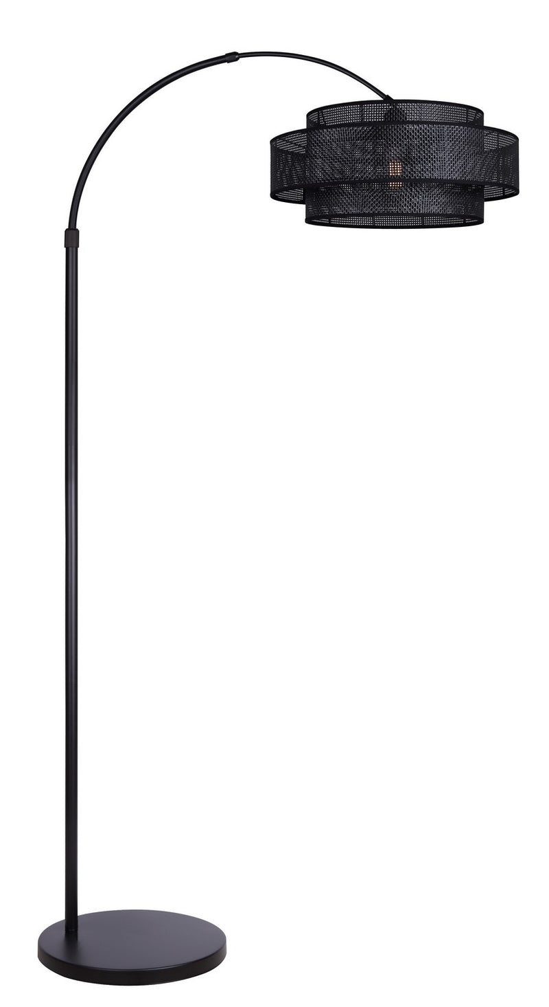 Canarm IFL1149A82BK-BPR One Light Floor Lamp, Black