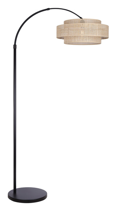 Canarm IFL1149A82BK-NR One Light Floor Lamp, Matte Black