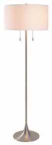 Canarm IFL2122B61GD Two Light Floor Lamp, Gold