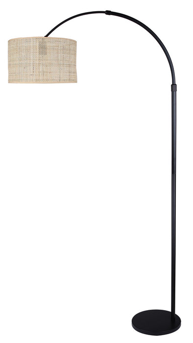 Canarm IFL2136B82BK One Light Floor Lamp, Matte Black