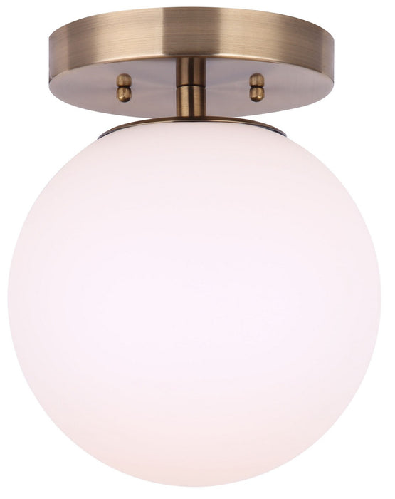 Canarm IFM1029A08GD-FO One Light Flush Mount, Gold