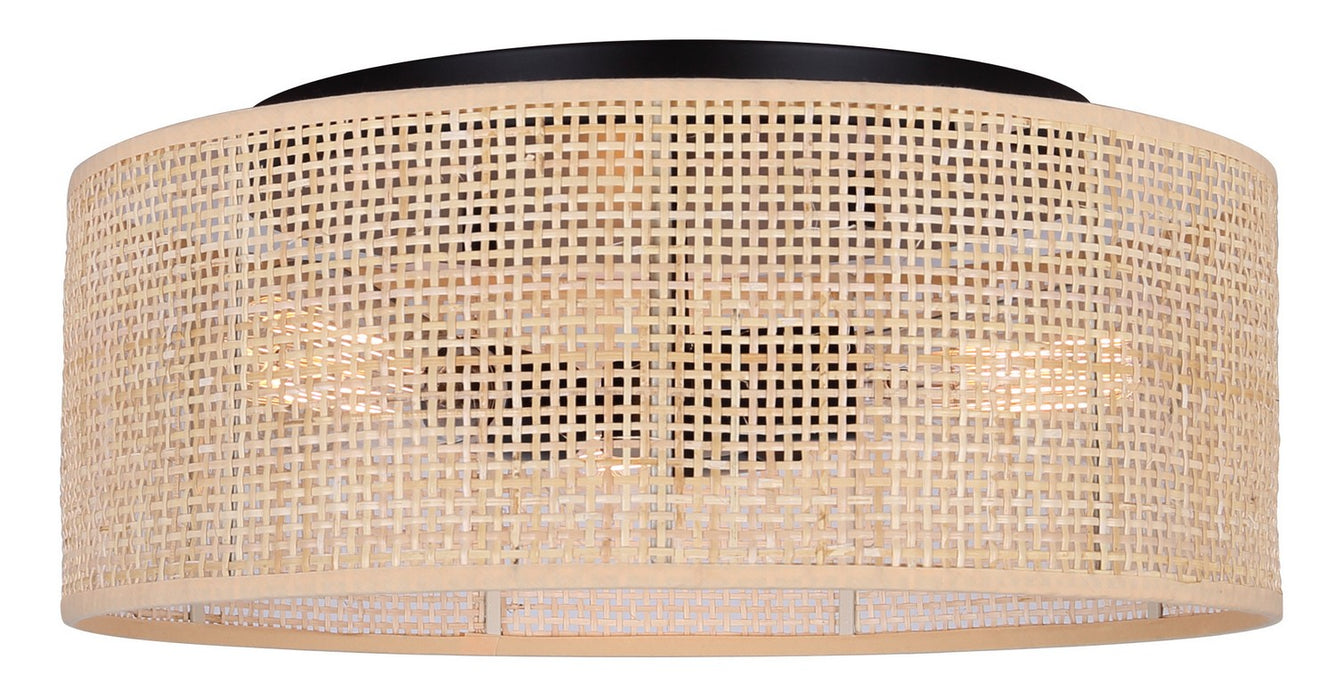 Canarm IFM1149A15NBK Three Light Flush Mount, Black