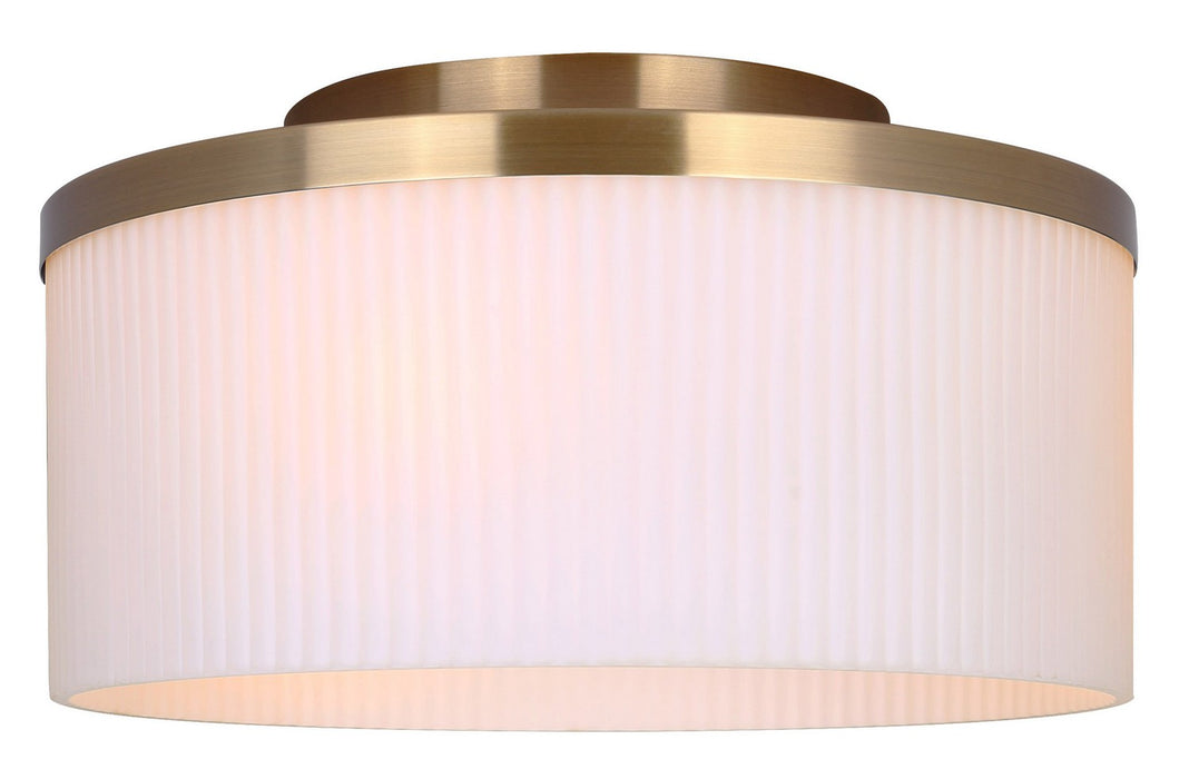Canarm IFM1165A14GD Three Light Flush Mount, Gold
