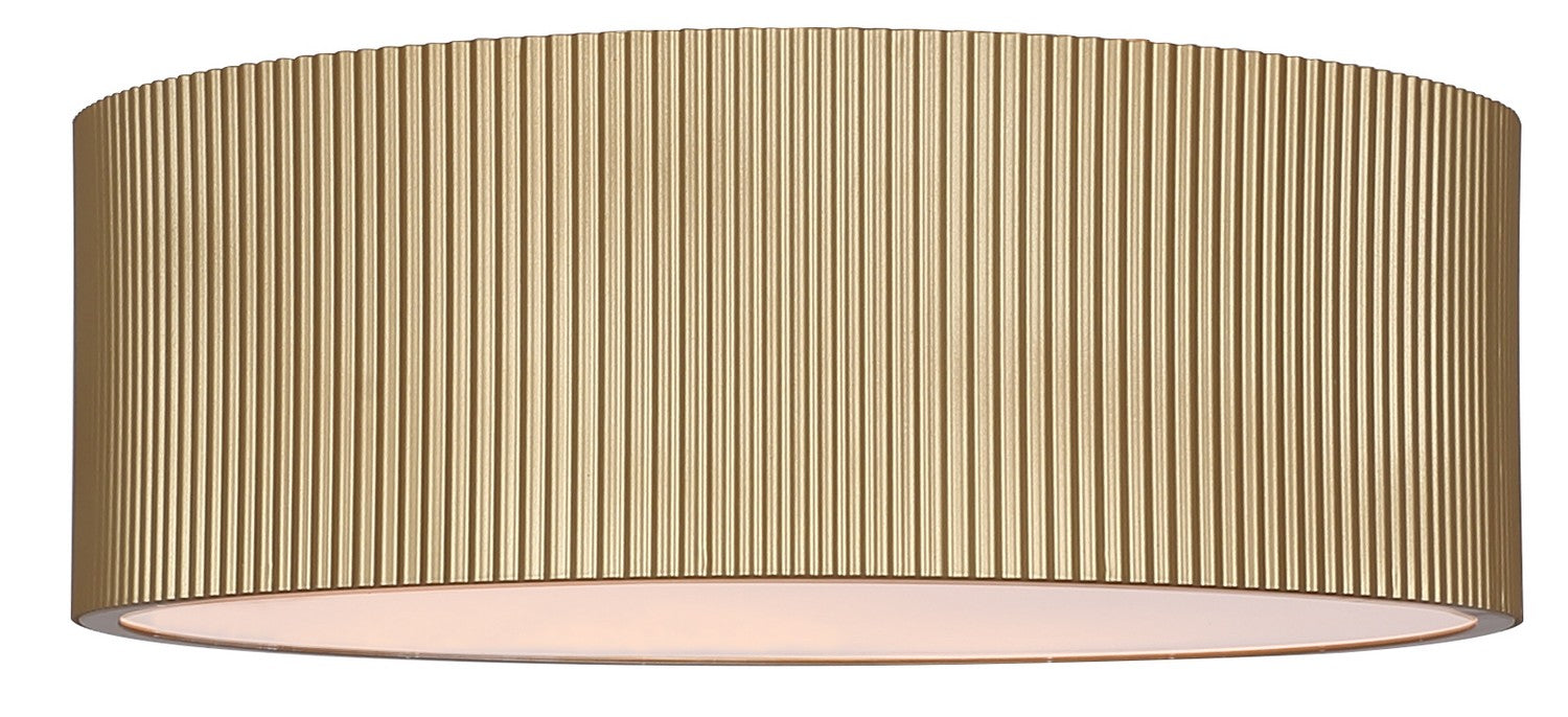 Canarm IFM1208A15PGD Two Light Semi Flush Mount, Painted Gold