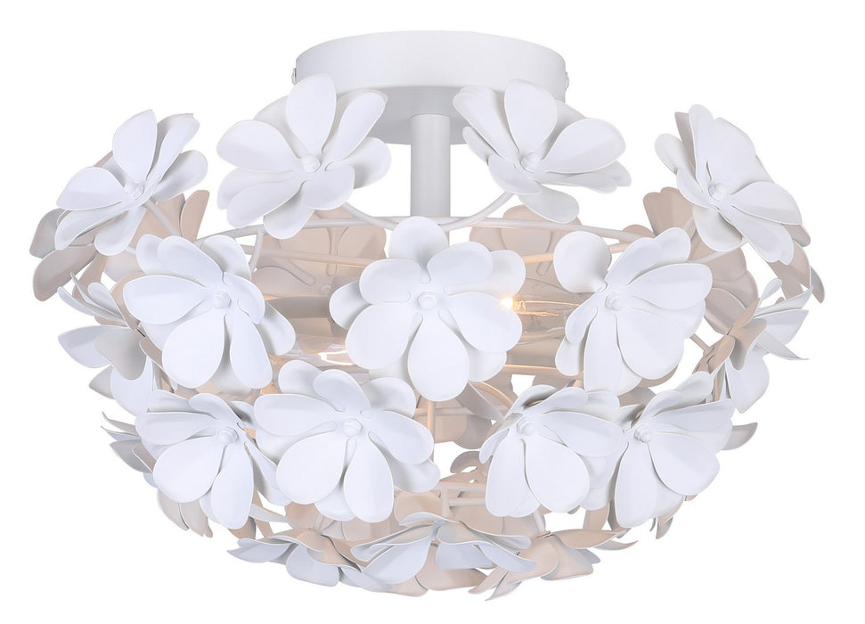Canarm IFM2022B14WH Two Light Flush Mount, White