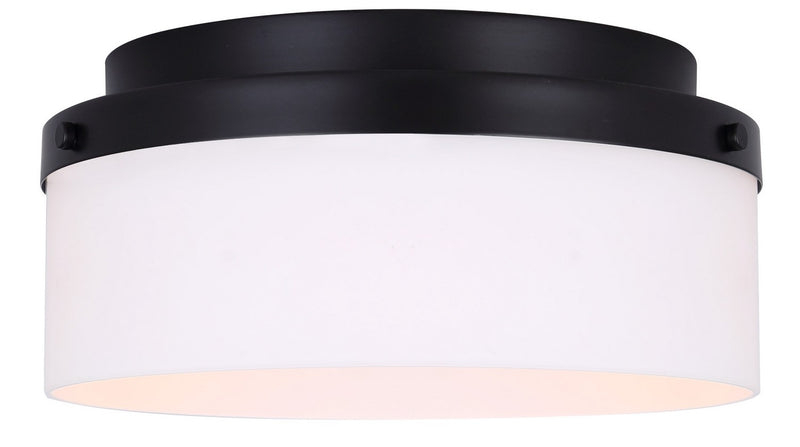 Canarm IFM2029B12BK Two Light Flush Mount, Black