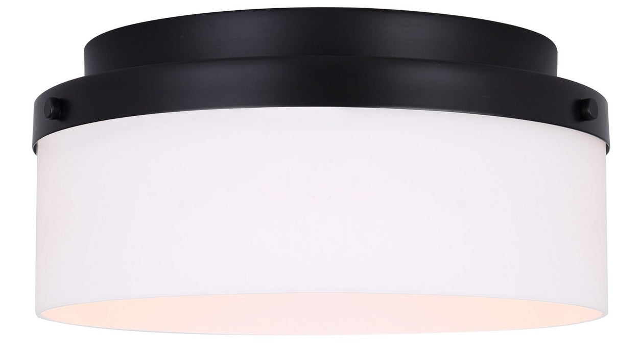 Canarm IFM2029B12BK Two Light Flush Mount, Black
