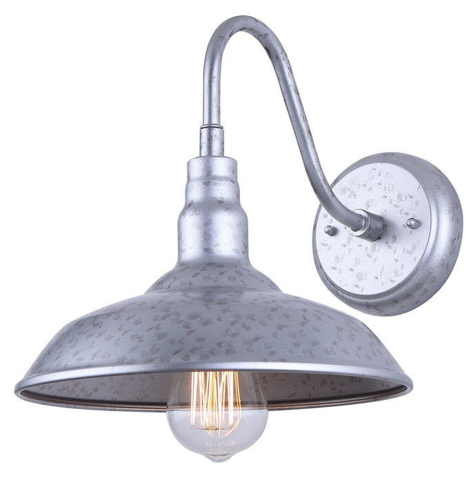 Canarm IOL691GAL One Light Outdoor Wall Mount, Distressed Galvanized