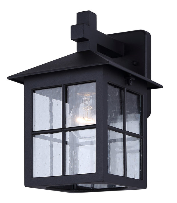 Canarm IOL696BK One Light Outdoor Wall Mount, Sand Black