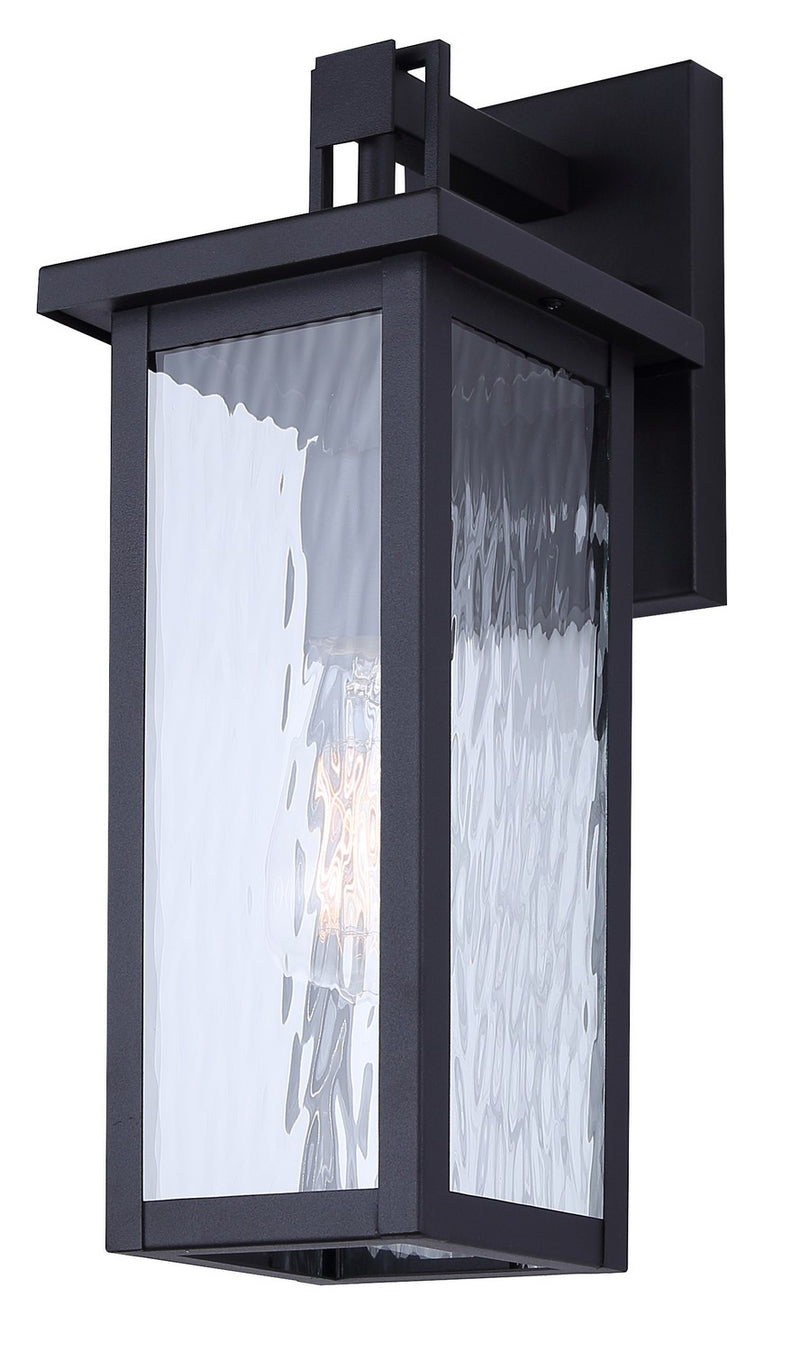 Canarm IOL704BK One Light Outdoor Wall Mount, Black
