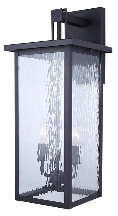 Canarm IOL705BK Two Light Outdoor Wall Lantern, Black
