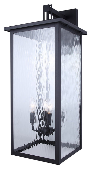 Canarm IOL706BK Four Light Outdoor Wall Lantern, Black