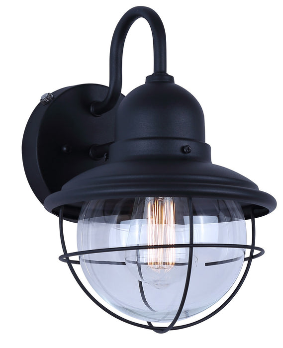 Canarm IOL712BK One Light Outdoor Wall Mount, Black