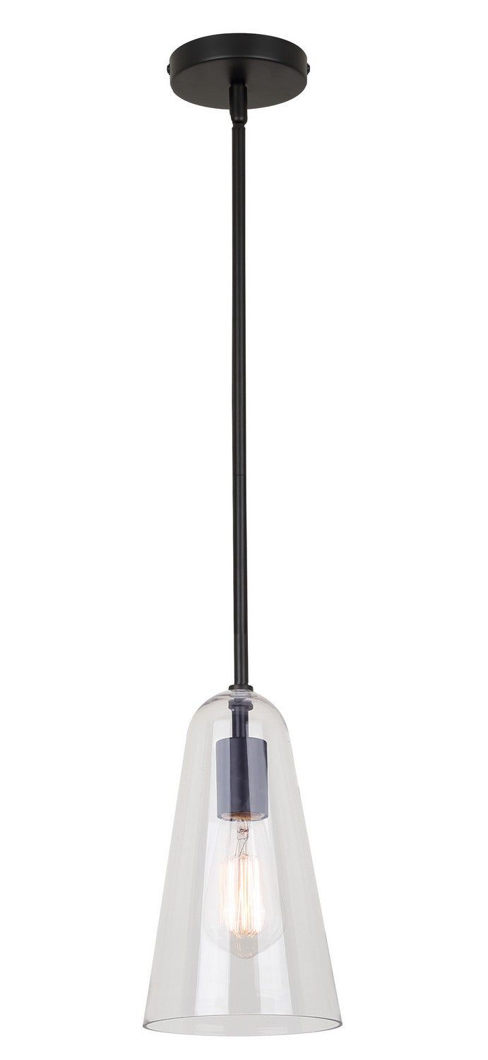 Canarm IPL1144A01BK One Light Pendant, Black