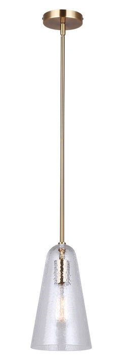 Canarm IPL1144A01GD One Light Pendant, Gold