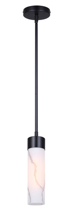 Canarm IPL1153A01BK One Light Pendant, Black