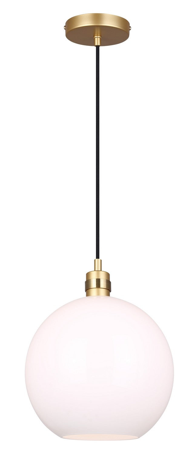 Canarm IPL1169A01GDP One Light Pendant, Gold