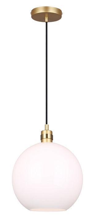 Canarm IPL1169A01GDP One Light Pendant, Gold