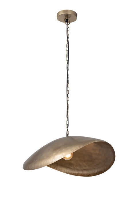 Canarm IPL1182A01AB29 One Light Pendant, Antique Brass