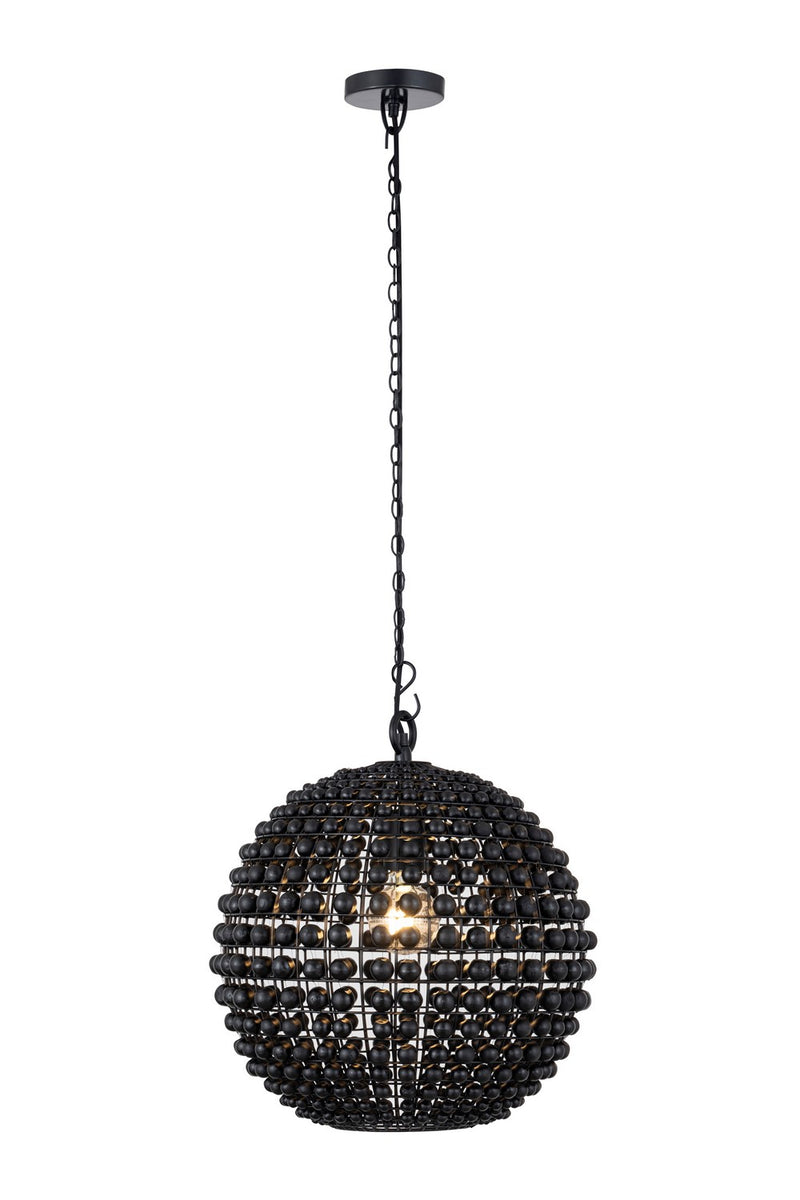 Canarm IPL1185A01BK16 One Light Pendant, Matte Black