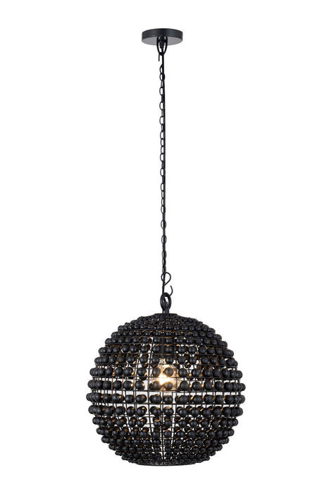 Canarm IPL1185A01BK16 One Light Pendant, Matte Black
