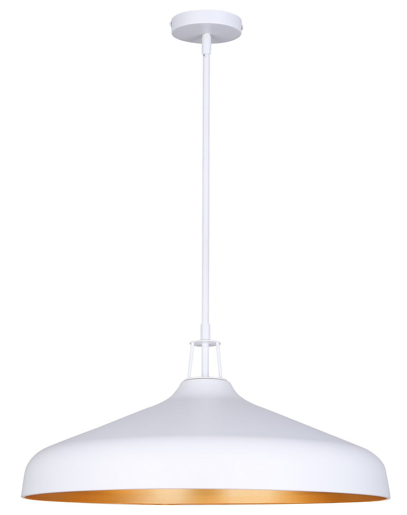 Canarm IPL1203A04WHG22 Four Light Pendant, White