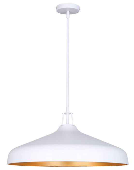 Canarm IPL1203A04WHG22 Four Light Pendant, White