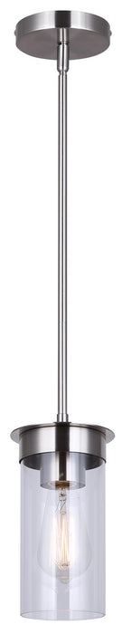 Canarm IPL1205A01BN One Light Pendant, Brushed Nickel
