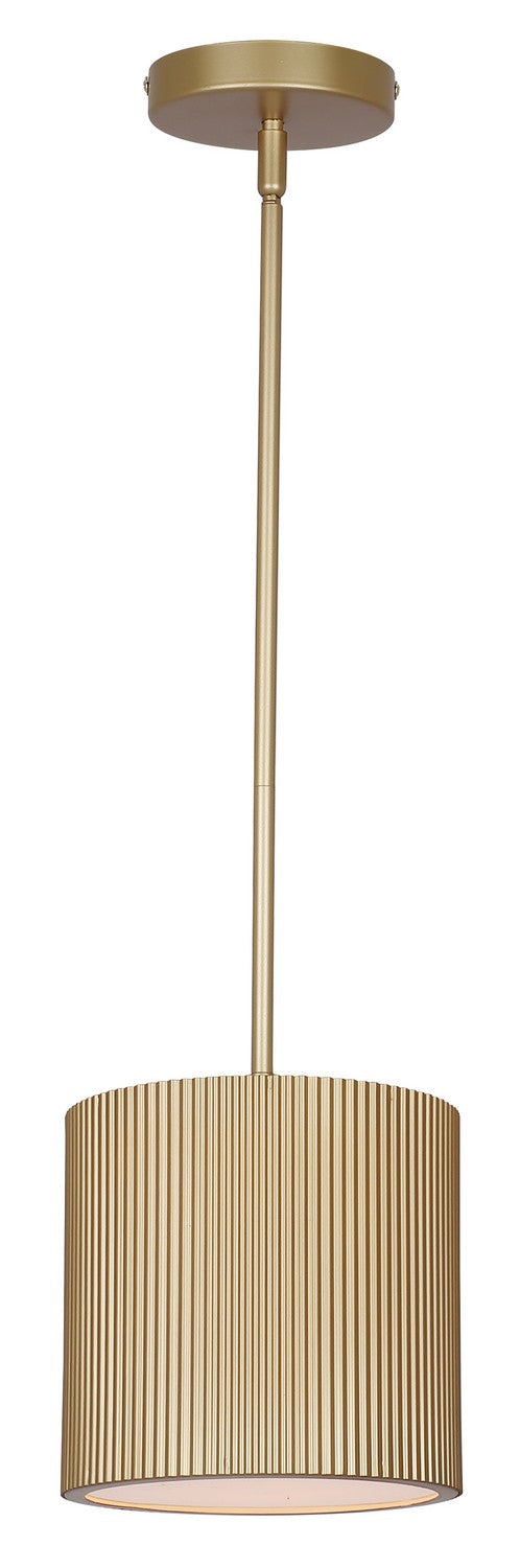 Canarm IPL1208A01PGD One Light Pendant, Painted Gold